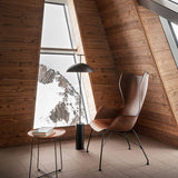 Monolith Dome Floor Lamp Minimalist Metal Standing Light for Living Room and Office