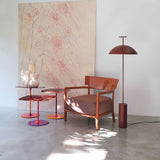 Monolith Dome Floor Lamp Minimalist Metal Standing Light for Living Room and Office