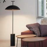 Monolith Dome Floor Lamp Minimalist Metal Standing Light for Living Room and Office