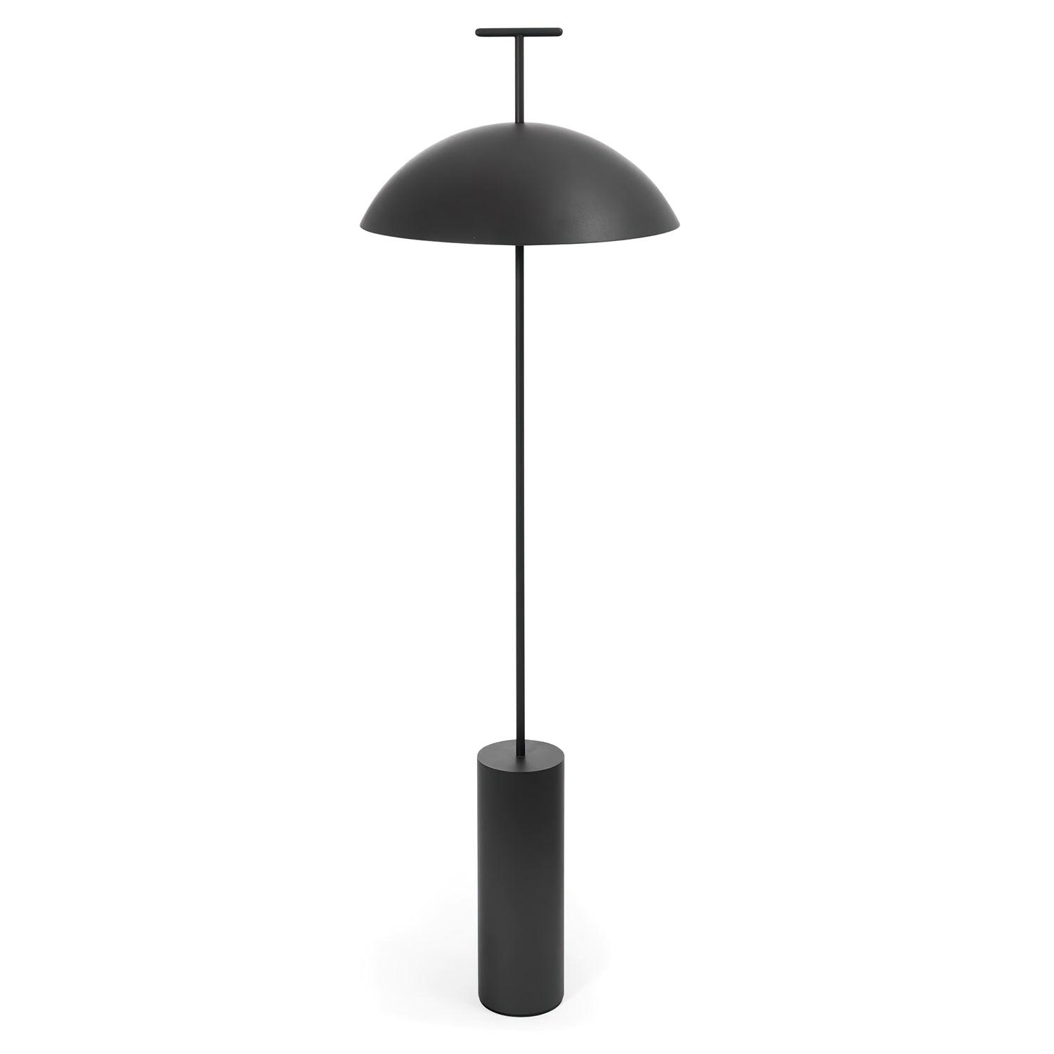 Monolith Dome Floor Lamp Minimalist Metal Standing Light for Living Room and Office