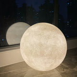 Modern Moon Sphere LED Table Lamp with Realistic Lunar Texture Surface