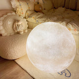 Modern Moon Sphere LED Table Lamp with Realistic Lunar Texture Surface