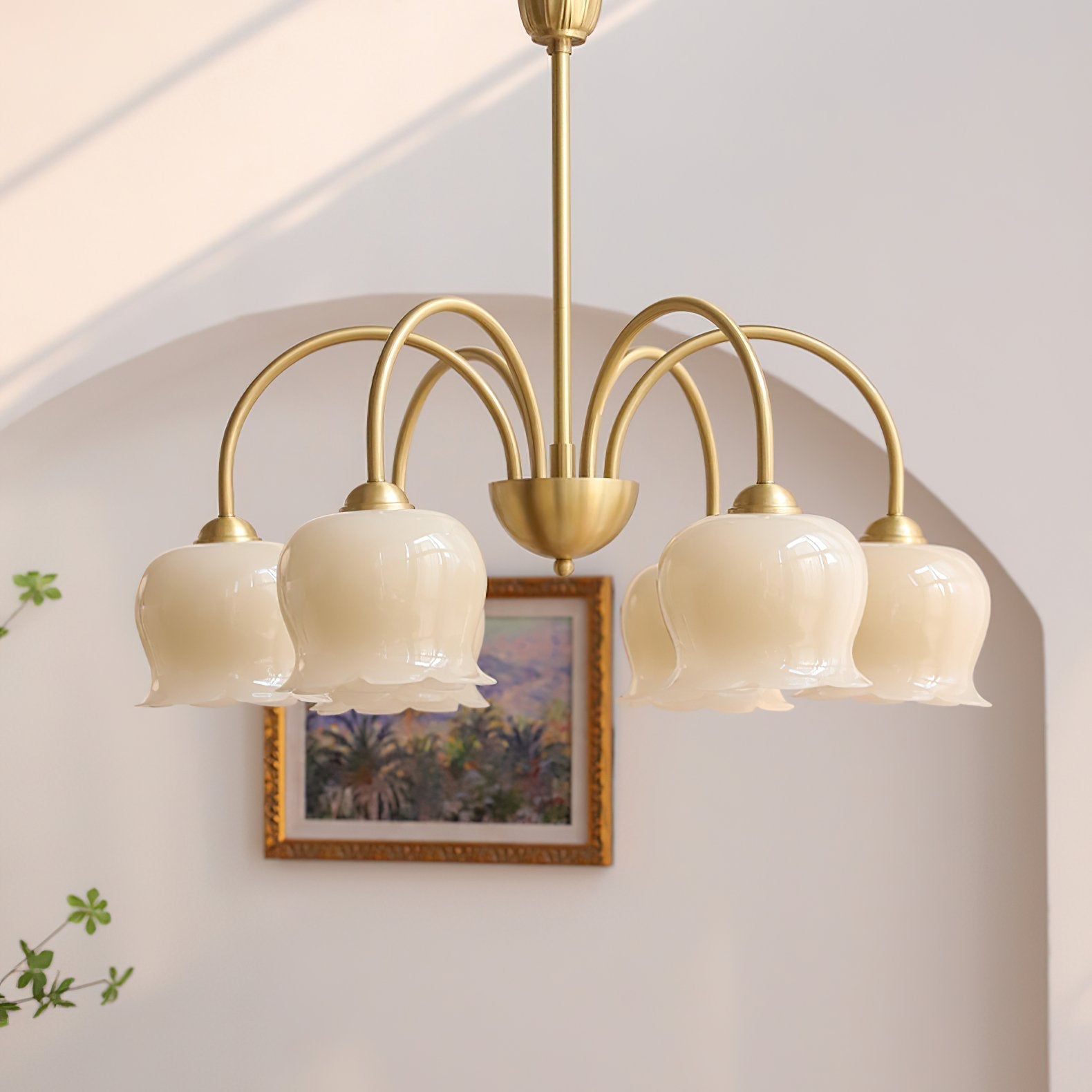 morup-elegant-floral-brass-and-resin-chandelier-with-shimmering-arches-and-cream-accents