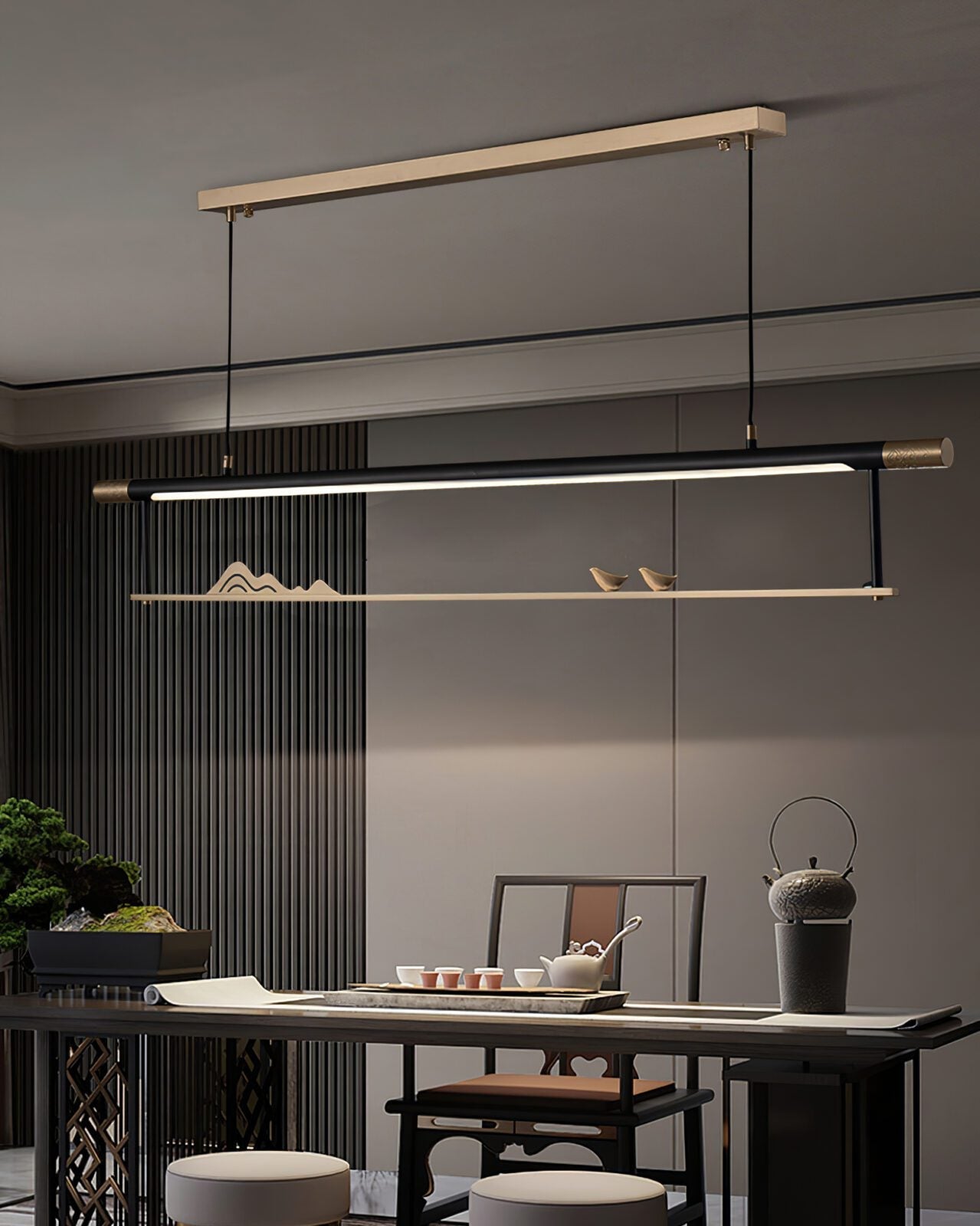 mountain-bird-modern-led-linear-pendant-light-brass-and-acrylic-fixture-for-dining-room
