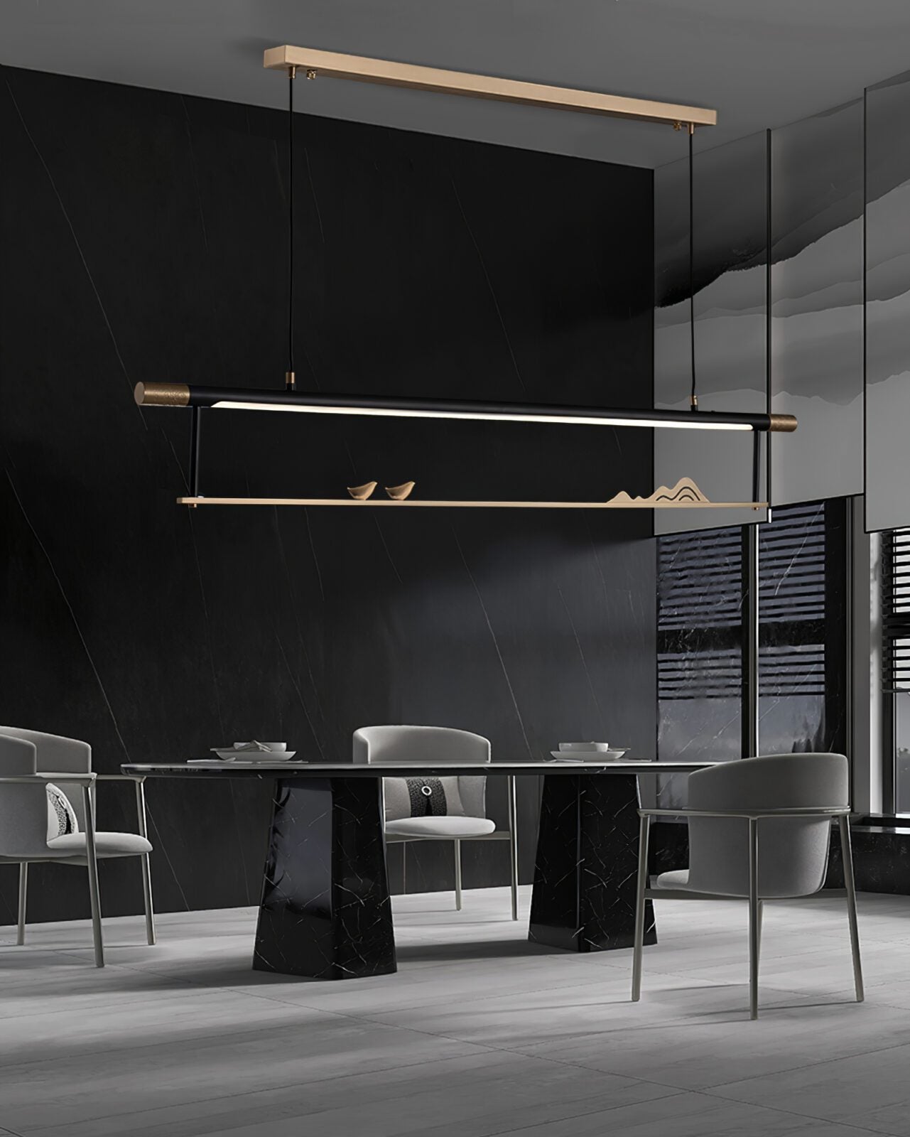 mountain-bird-modern-led-linear-pendant-light-brass-and-acrylic-fixture-for-dining-room