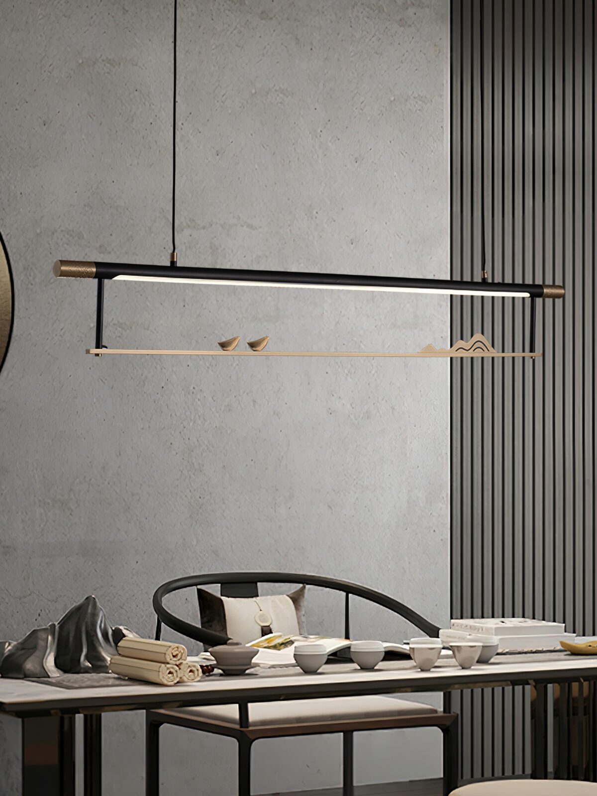 mountain-bird-modern-led-linear-pendant-light-brass-and-acrylic-fixture-for-dining-room