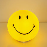 Modern Smiling Face Table Lamp Yellow Decorative LED Night Light for Home Decor