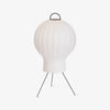 Silk Fabric Balloon Table Lamp Organic Wabi Sabi Accent Lighting for Living Room