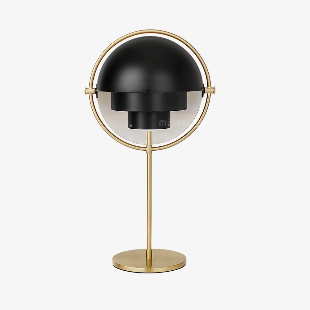 modern-sculptural-spherical-table-lamp-with-adjustable-metal-shades-and-copper-finish
