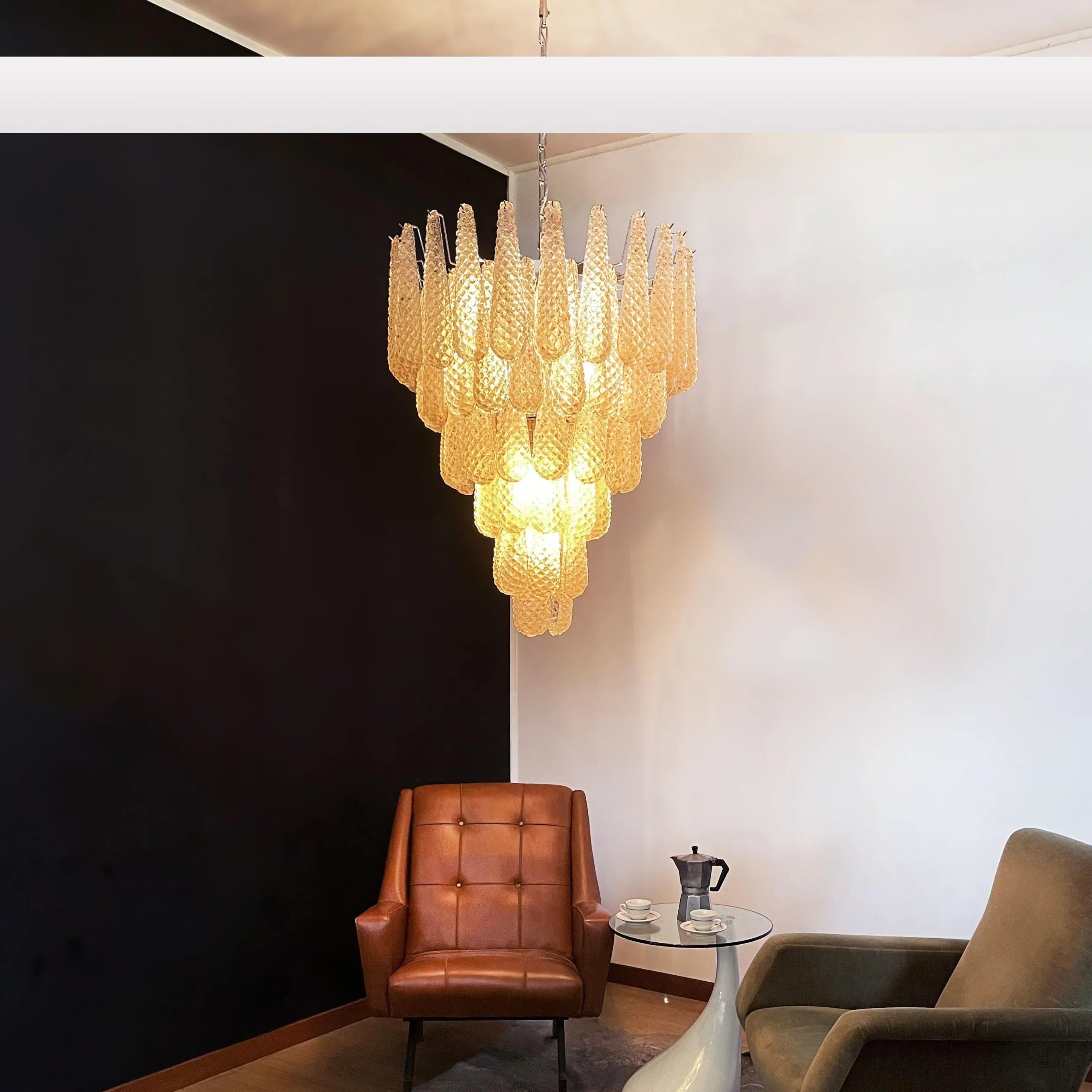 handcrafted-amber-murano-glass-petals-drop-chandelier-luxury-pendant-light
