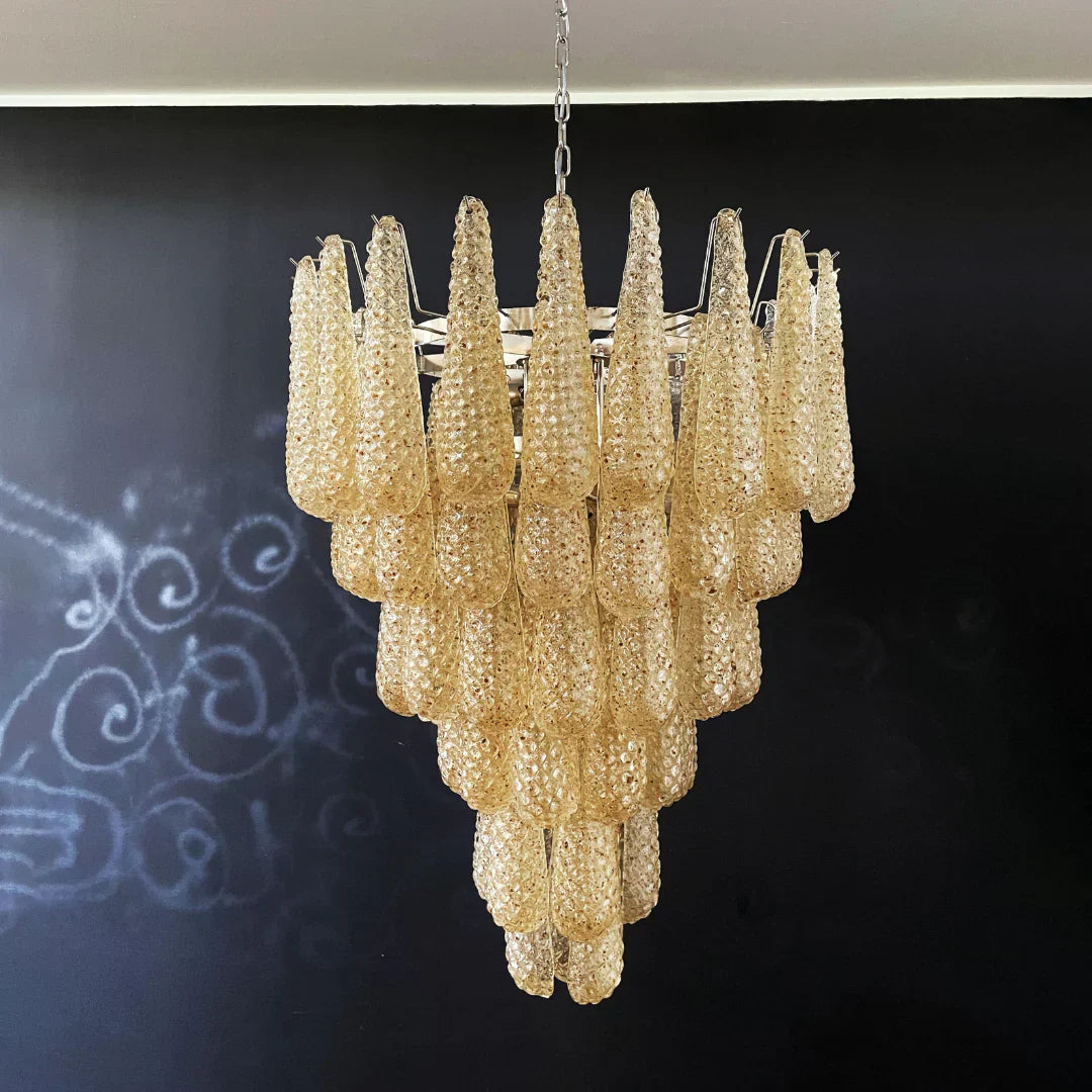 handcrafted-amber-murano-glass-petals-drop-chandelier-luxury-pendant-light