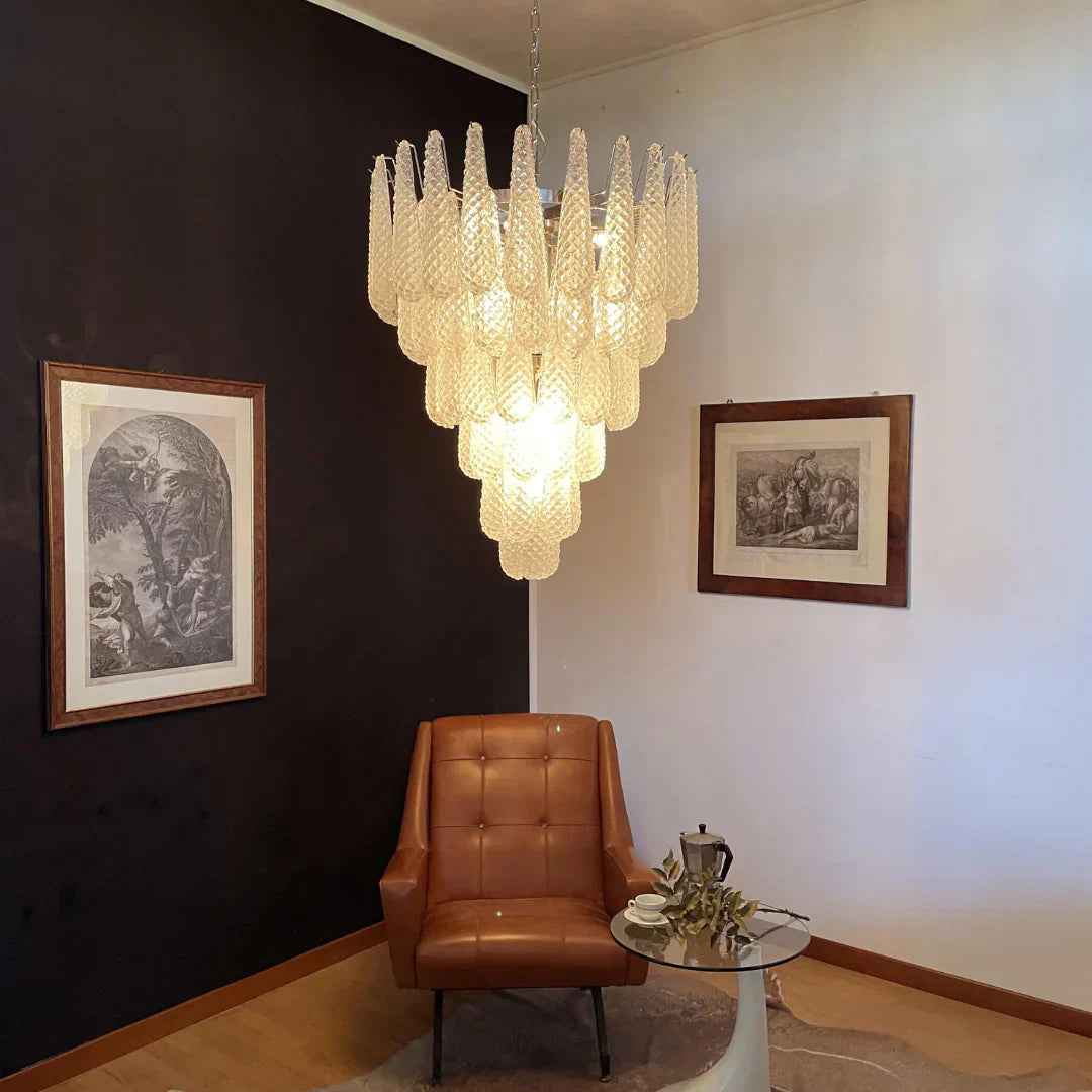 luxury-vintage-murano-glass-petals-drop-chandelier-elegant-transparent-glass-pendant-light