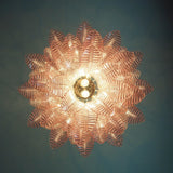 luxurious-pink-fern-murano-glass-chandelier-with-metal-frame-in-gold-chrome-or-nickel