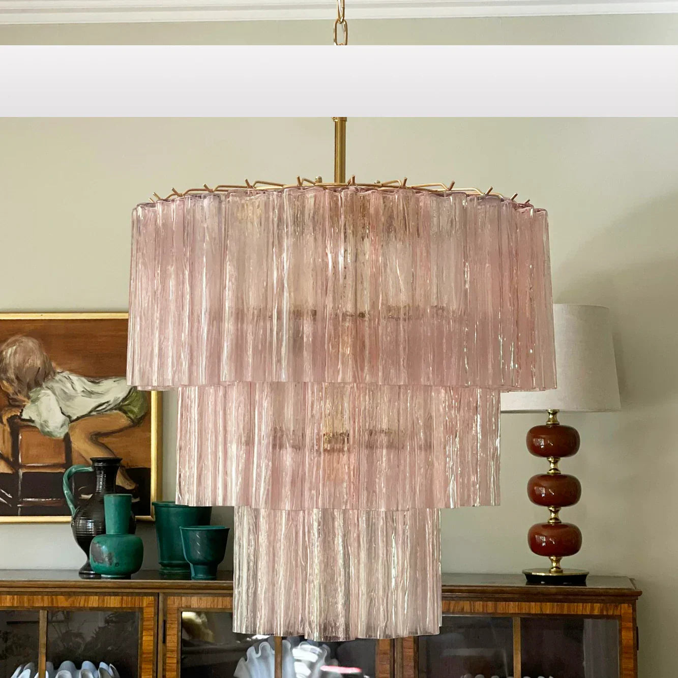 elegant-murano-style-pink-glass-tube-chandelier-luxury-round-pendant-light-fixture