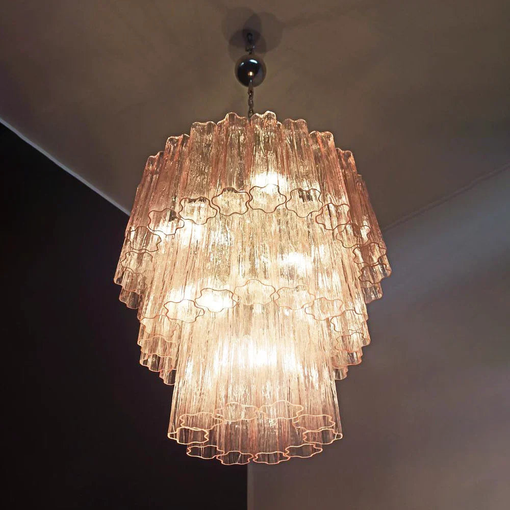 elegant-murano-style-pink-glass-tube-chandelier-luxury-round-pendant-light-fixture