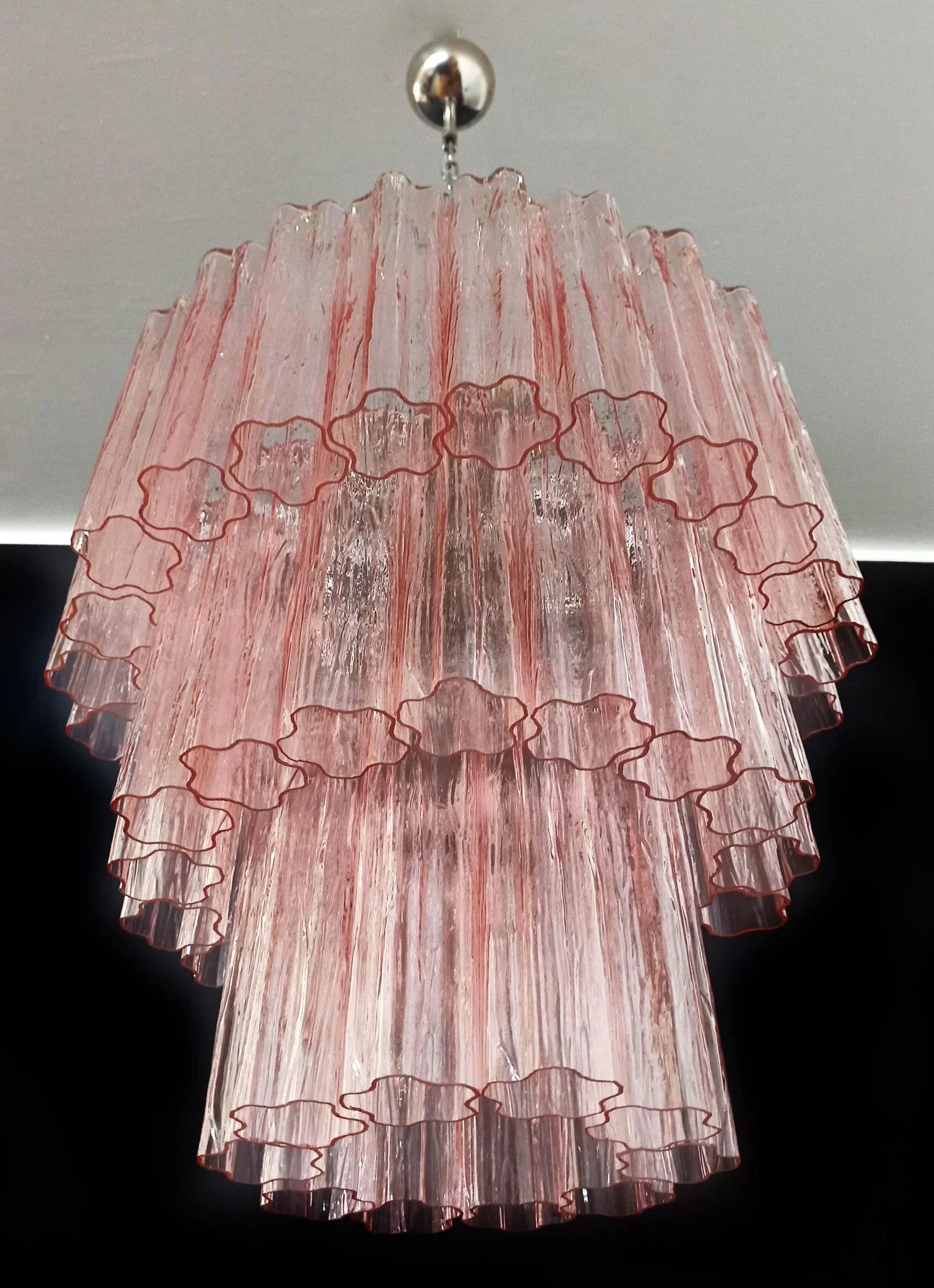 elegant-murano-style-pink-glass-tube-chandelier-luxury-round-pendant-light-fixture
