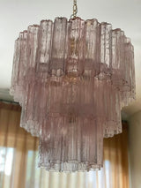 elegant-murano-style-pink-glass-tube-chandelier-luxury-round-pendant-light-fixture