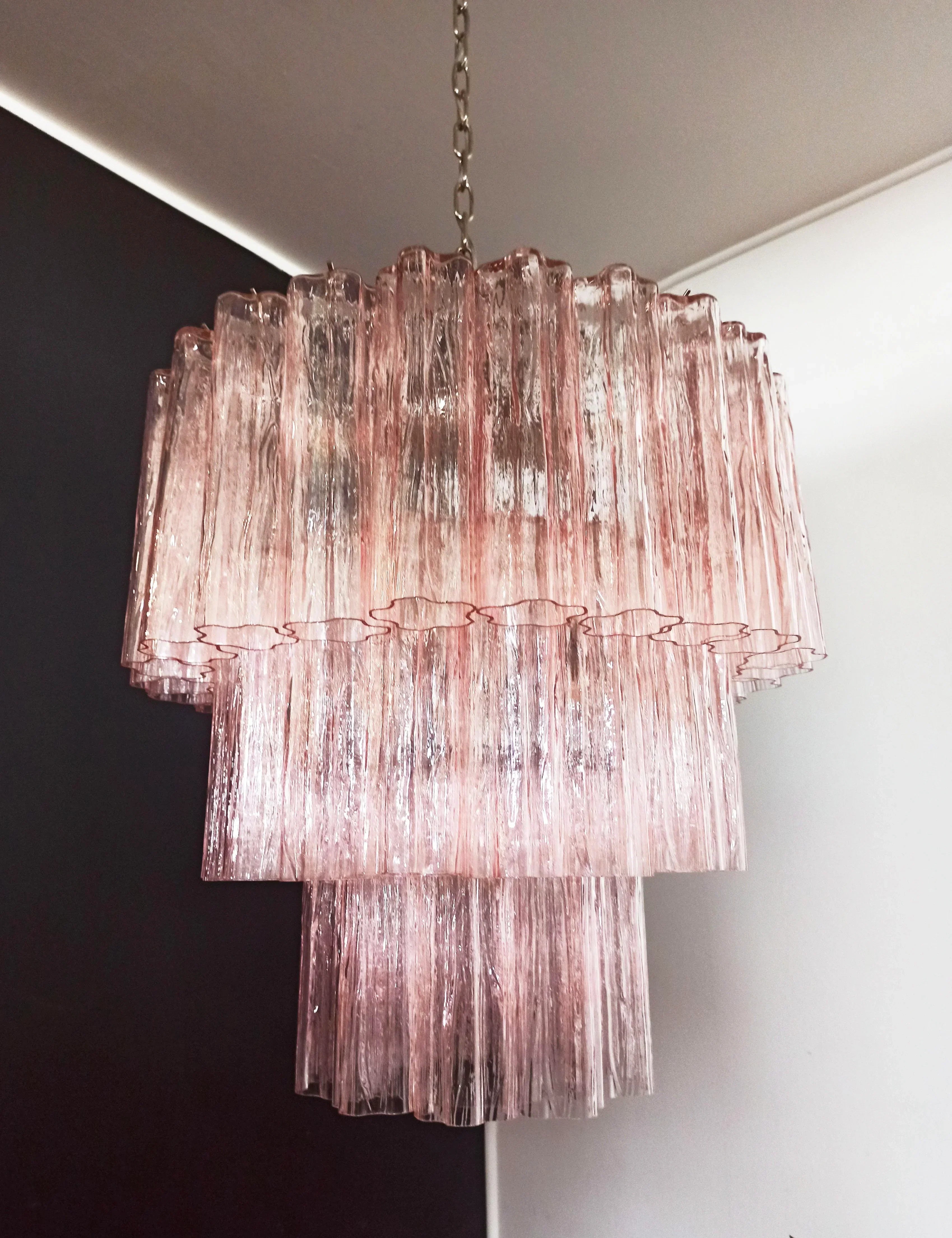elegant-murano-style-pink-glass-tube-chandelier-luxury-round-pendant-light-fixture