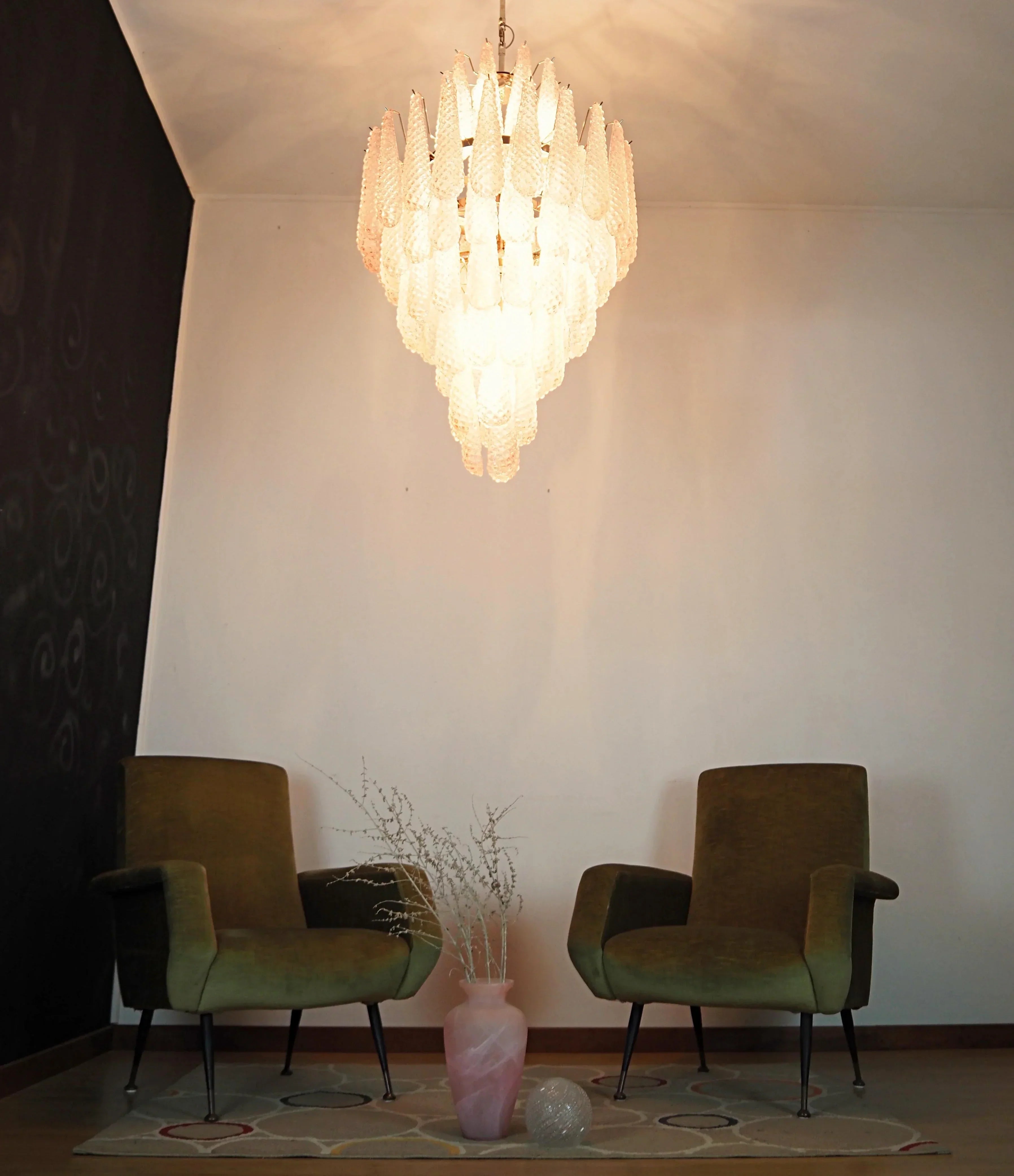 luxury-handblown-murano-pink-petals-glass-pendant-chandelier-lighting-fixture