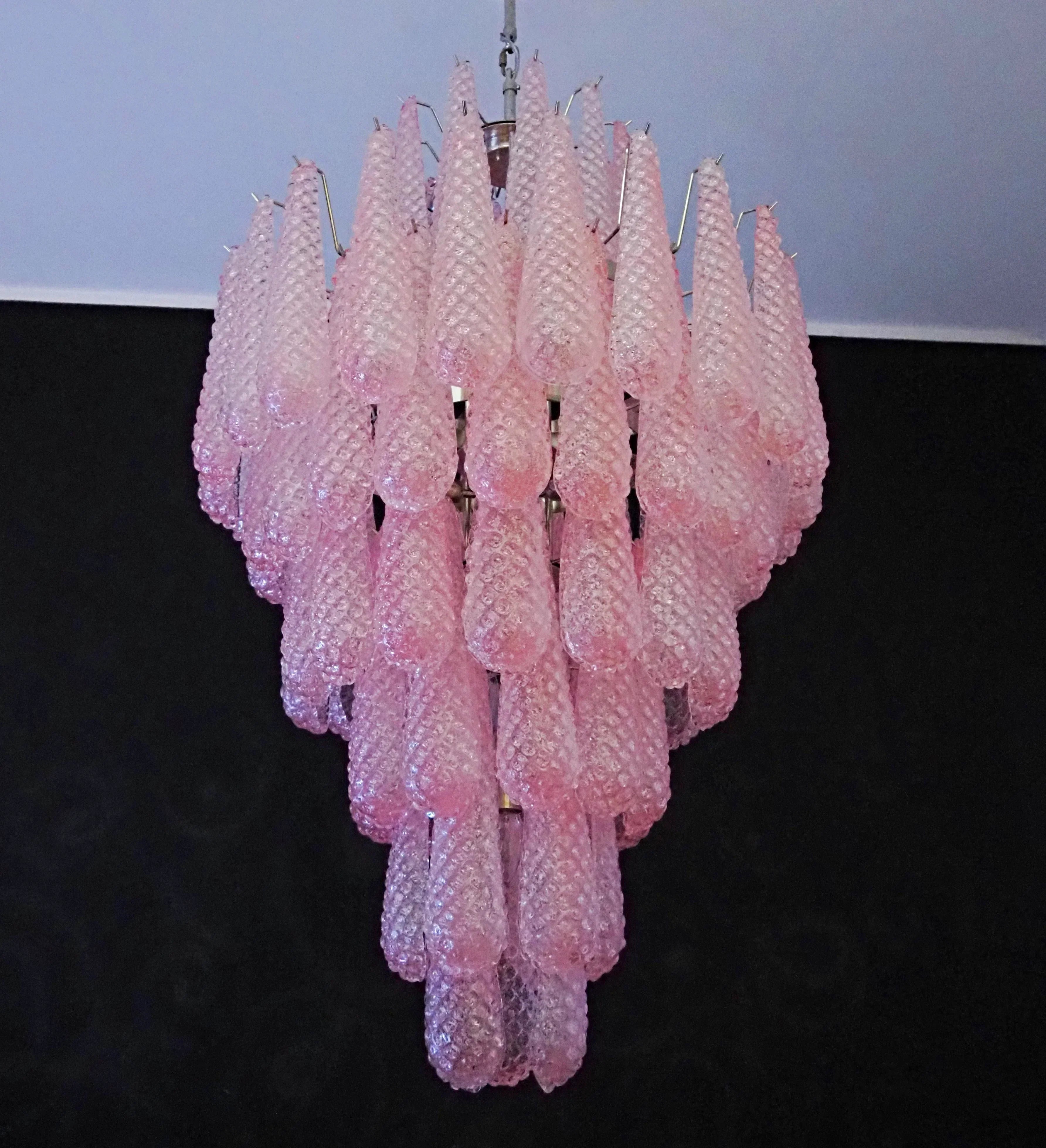 luxury-handblown-murano-pink-petals-glass-pendant-chandelier-lighting-fixture