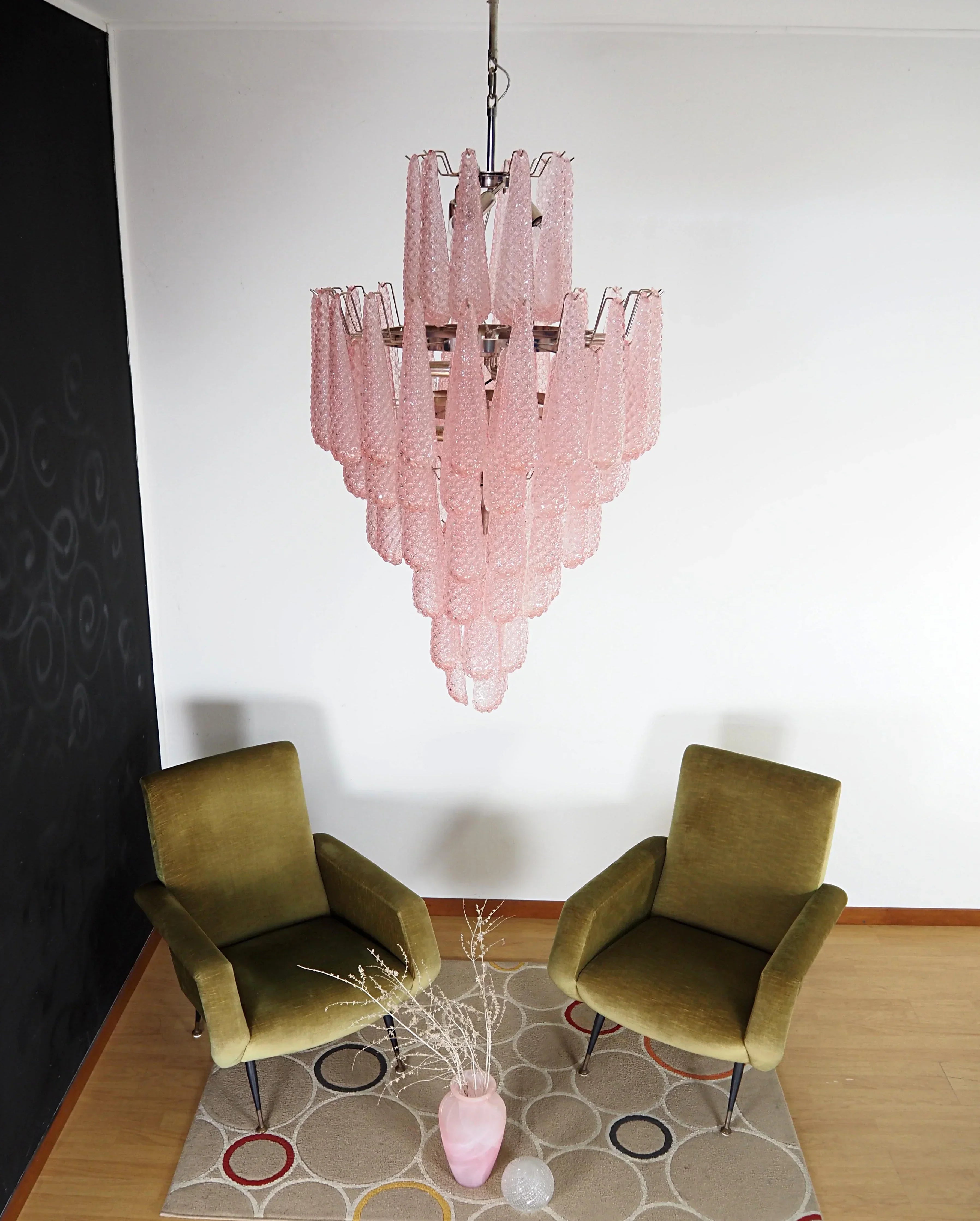 luxury-handblown-murano-pink-petals-glass-pendant-chandelier-lighting-fixture