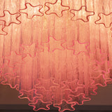 Luxury Pink Murano Glass Ceiling Light Fixture for Living Room Dining Room Bedroom