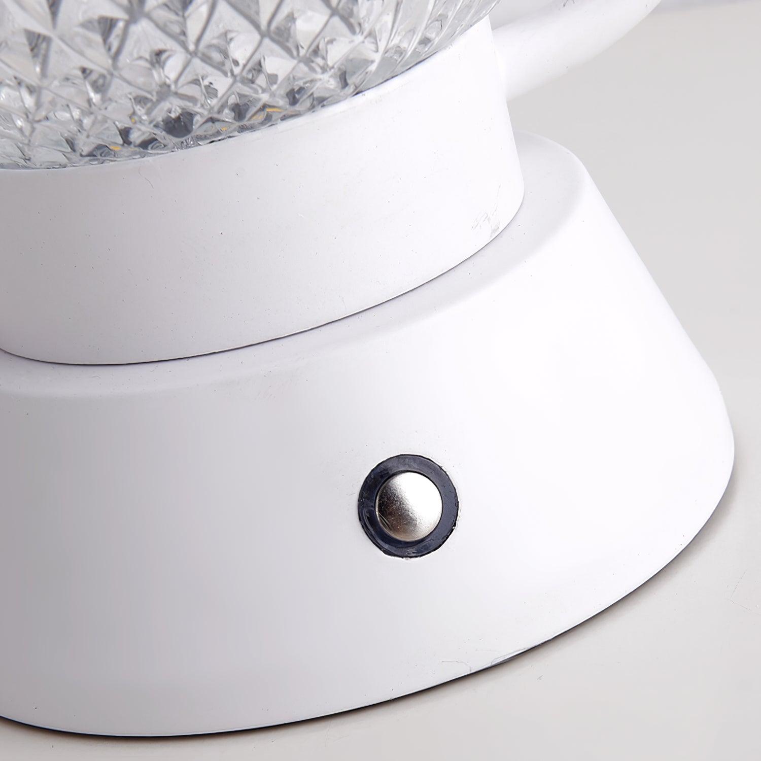 Portable Muse Cordless Table Lamp with Rechargeable Battery and Carry Handle for Indoor Use