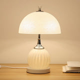 mid-century-modern-mushroom-glass-table-lamp-with-chrome-iron-base-for-bedside-and-living-room-decor