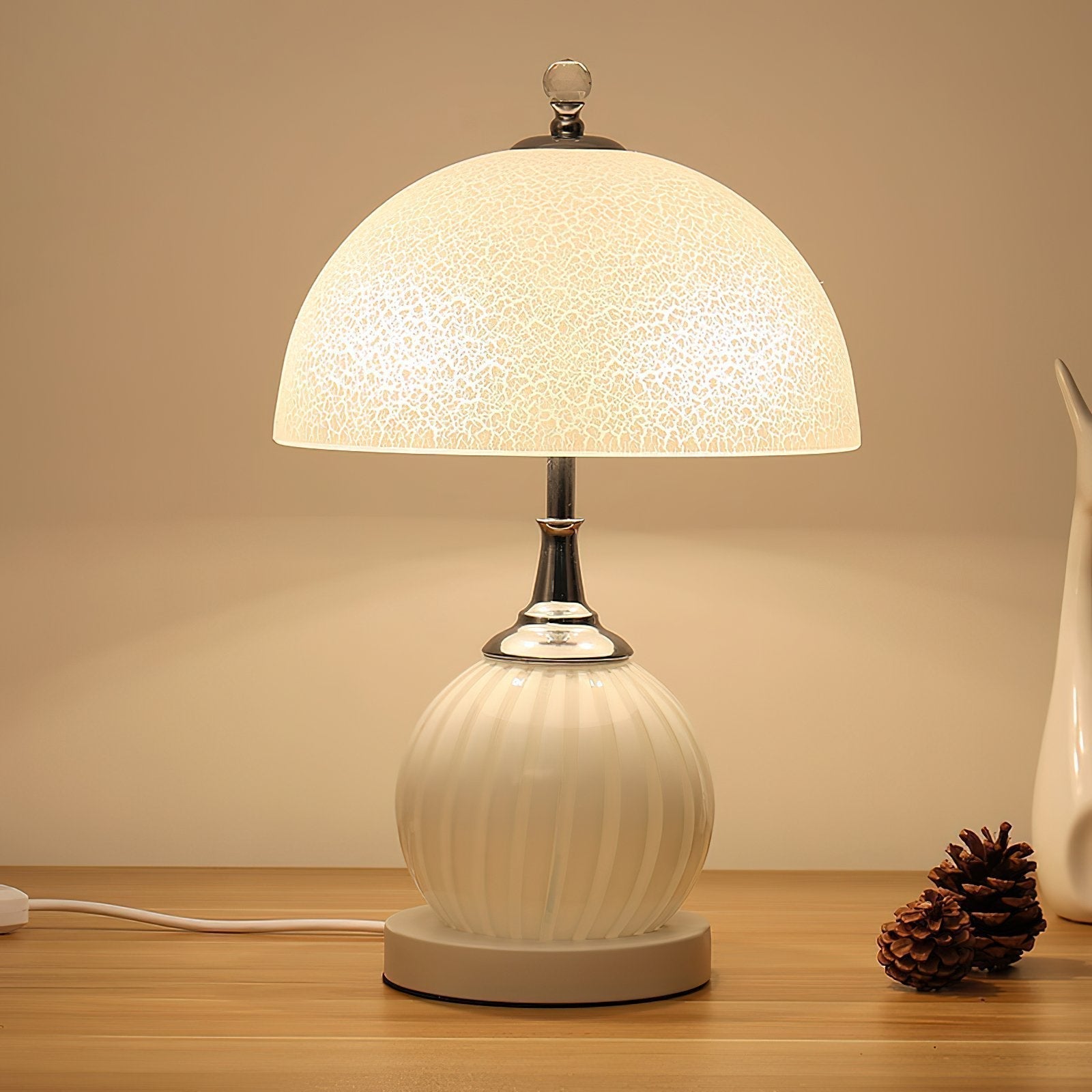 mid-century-modern-mushroom-glass-table-lamp-with-chrome-iron-base-for-bedside-and-living-room-decor