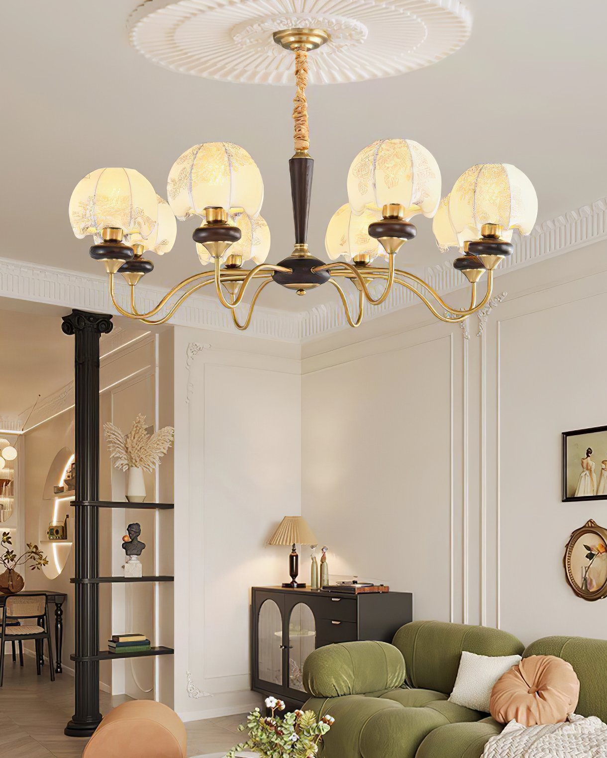 modern-mushroom-fabric-pendant-light-multi-head-ceiling-chandelier-for-dining-room-and-bedroom