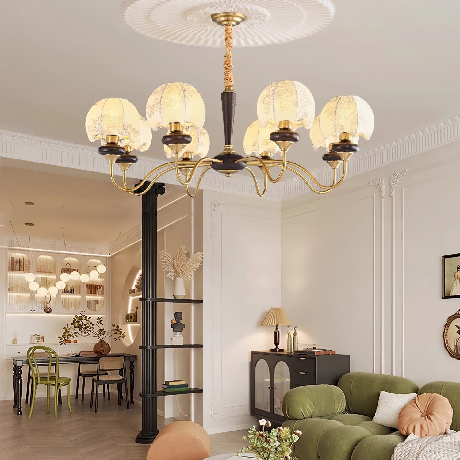 modern-mushroom-fabric-pendant-light-multi-head-ceiling-chandelier-for-dining-room-and-bedroom