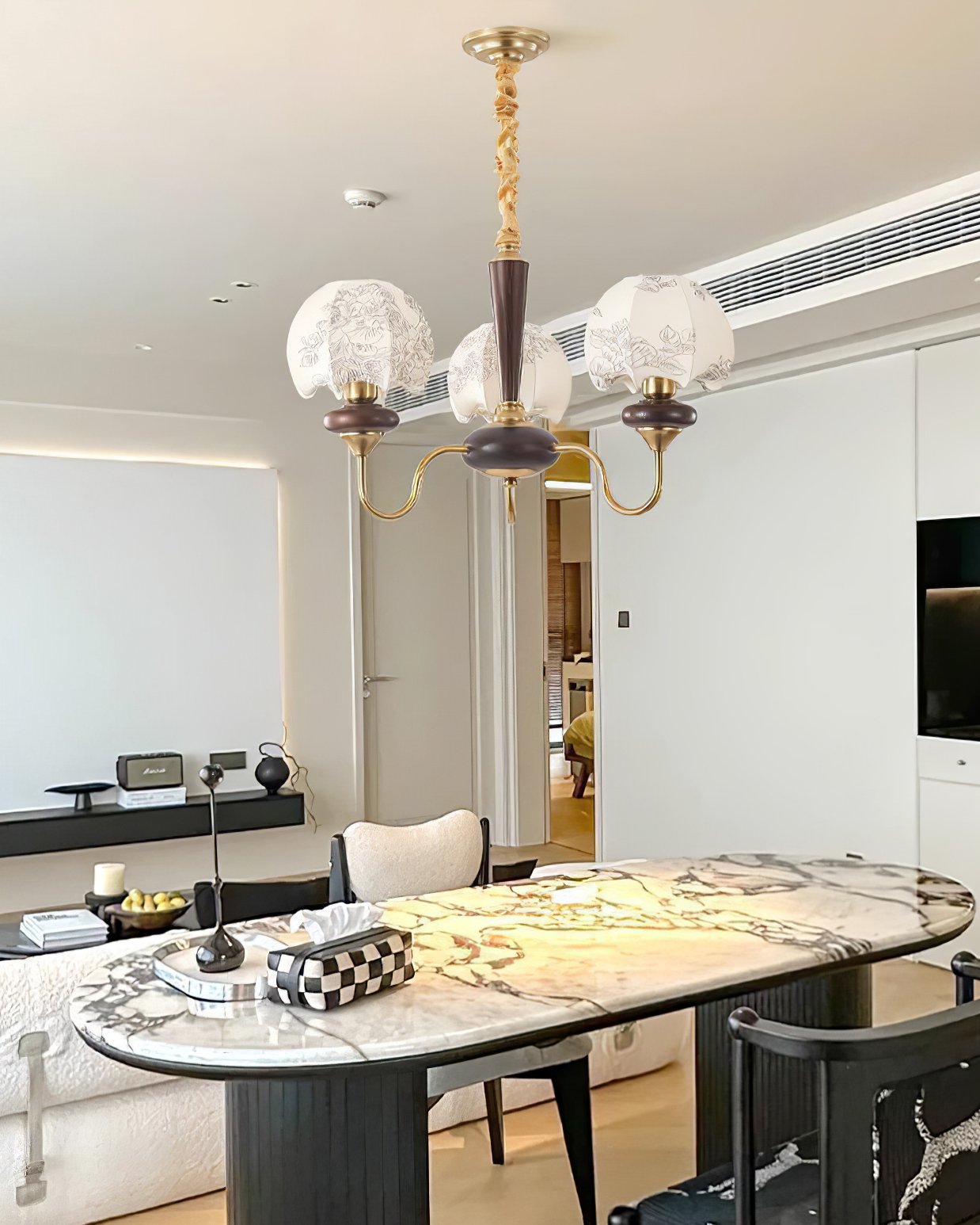 modern-mushroom-fabric-pendant-light-multi-head-ceiling-chandelier-for-dining-room-and-bedroom