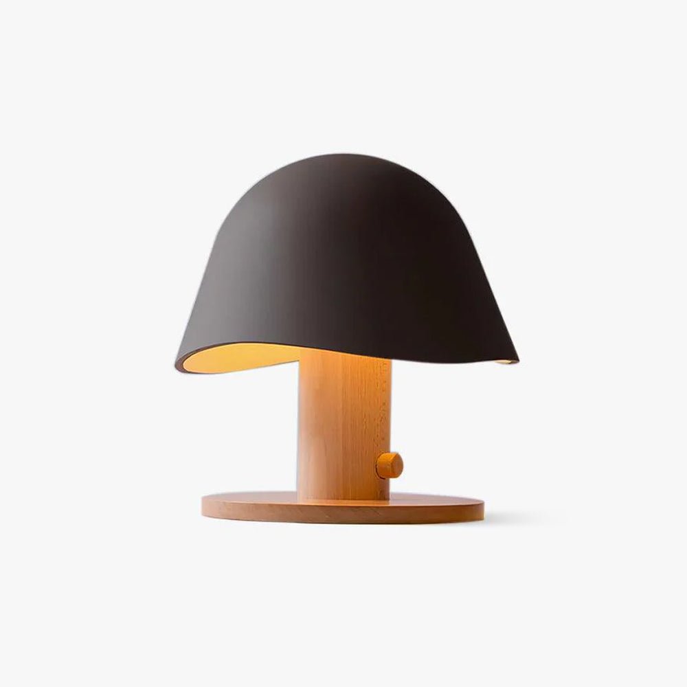 Modern Mushroom Silhouette Bedside Table Lamp for Living Room and Bedroom Decor