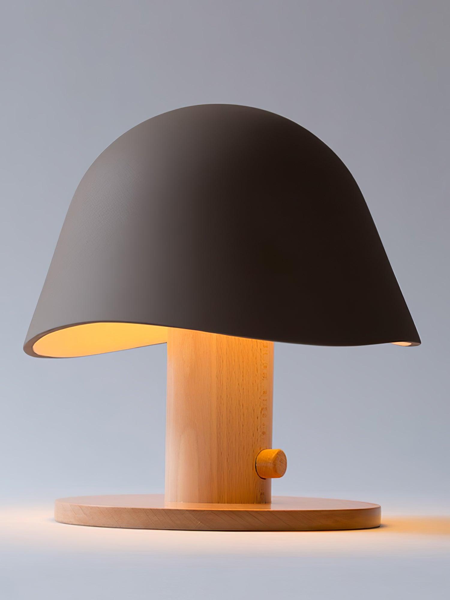 Modern Mushroom Silhouette Bedside Table Lamp for Living Room and Bedroom Decor