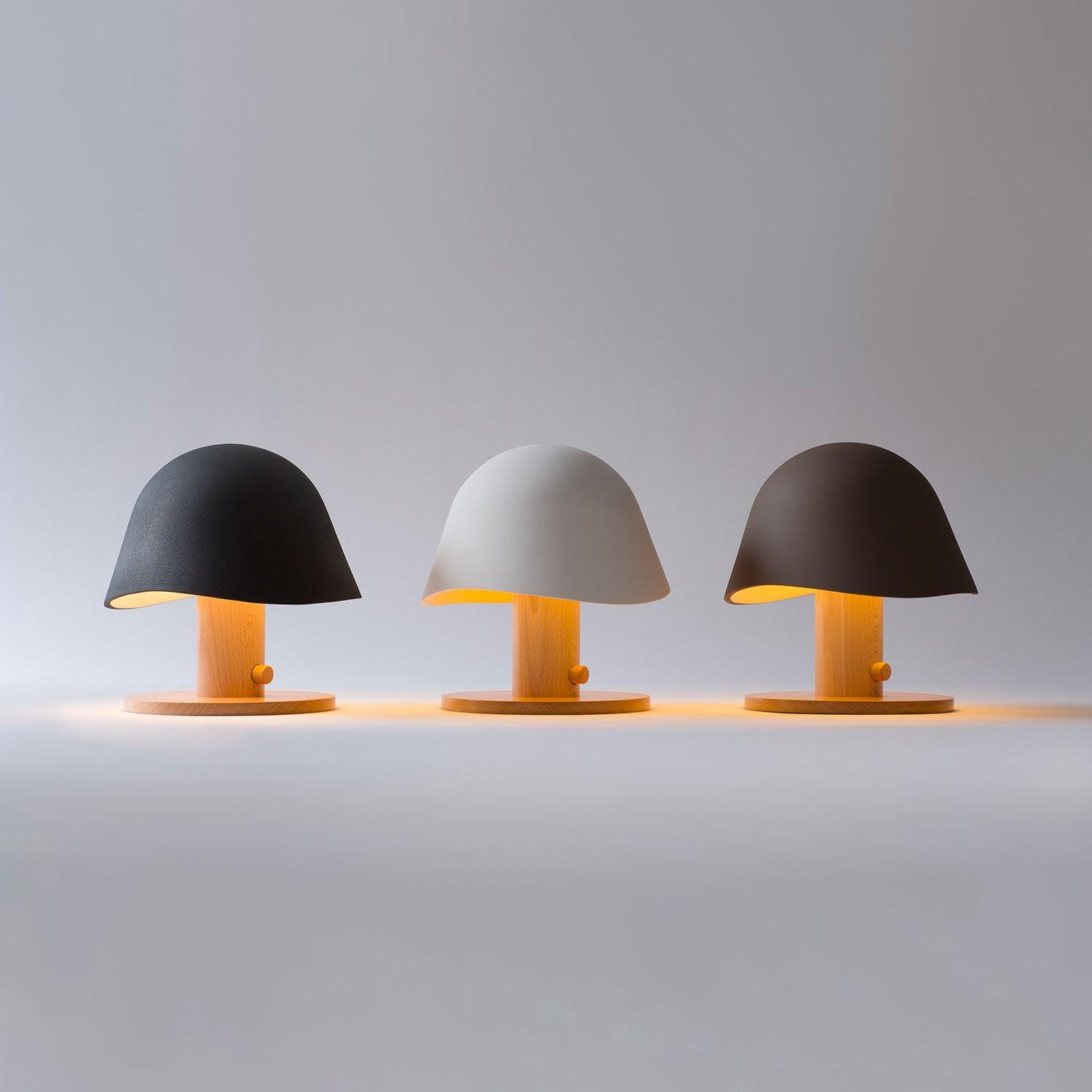 Modern Mushroom Silhouette Bedside Table Lamp for Living Room and Bedroom Decor