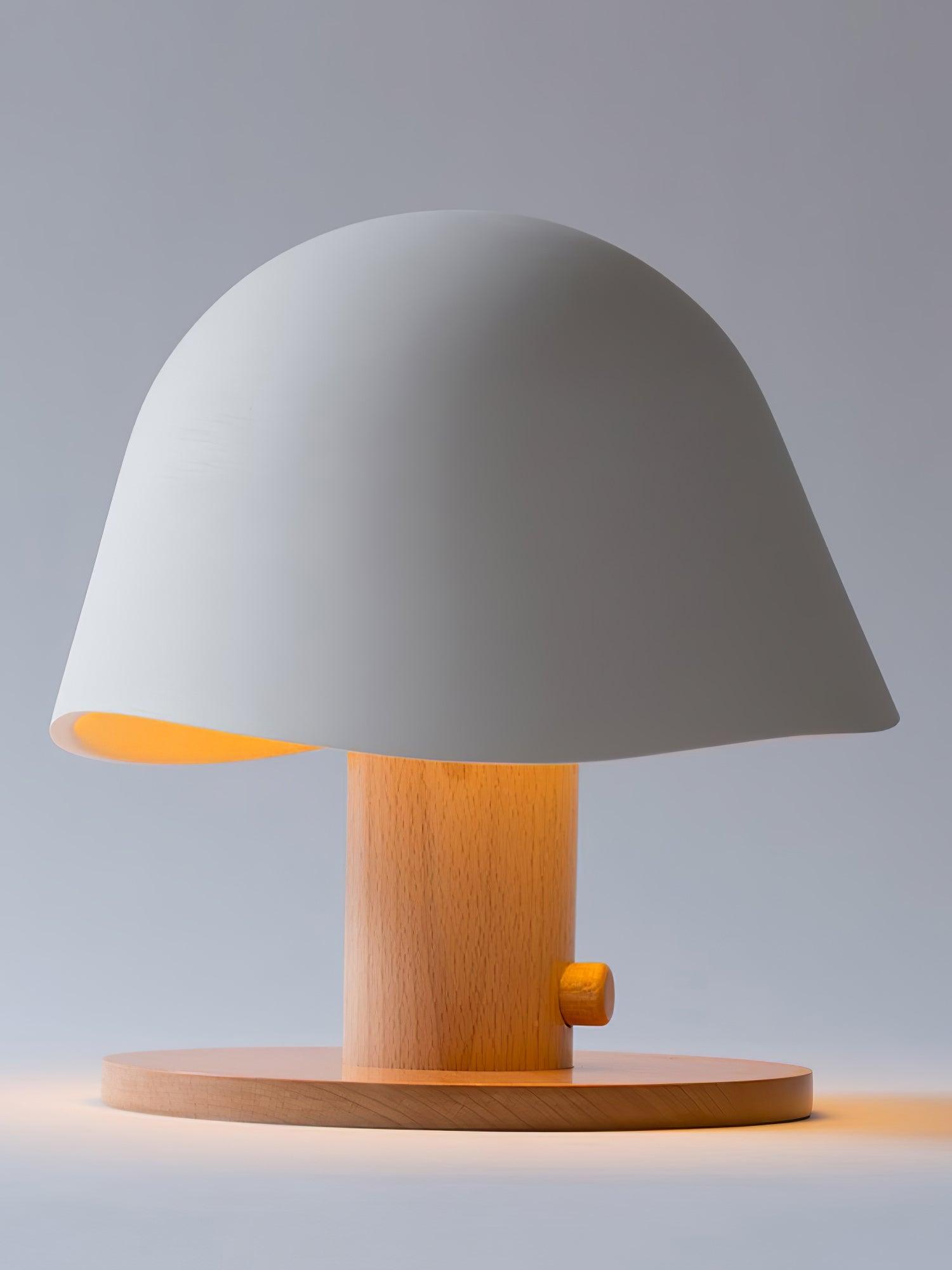 Modern Mushroom Silhouette Bedside Table Lamp for Living Room and Bedroom Decor
