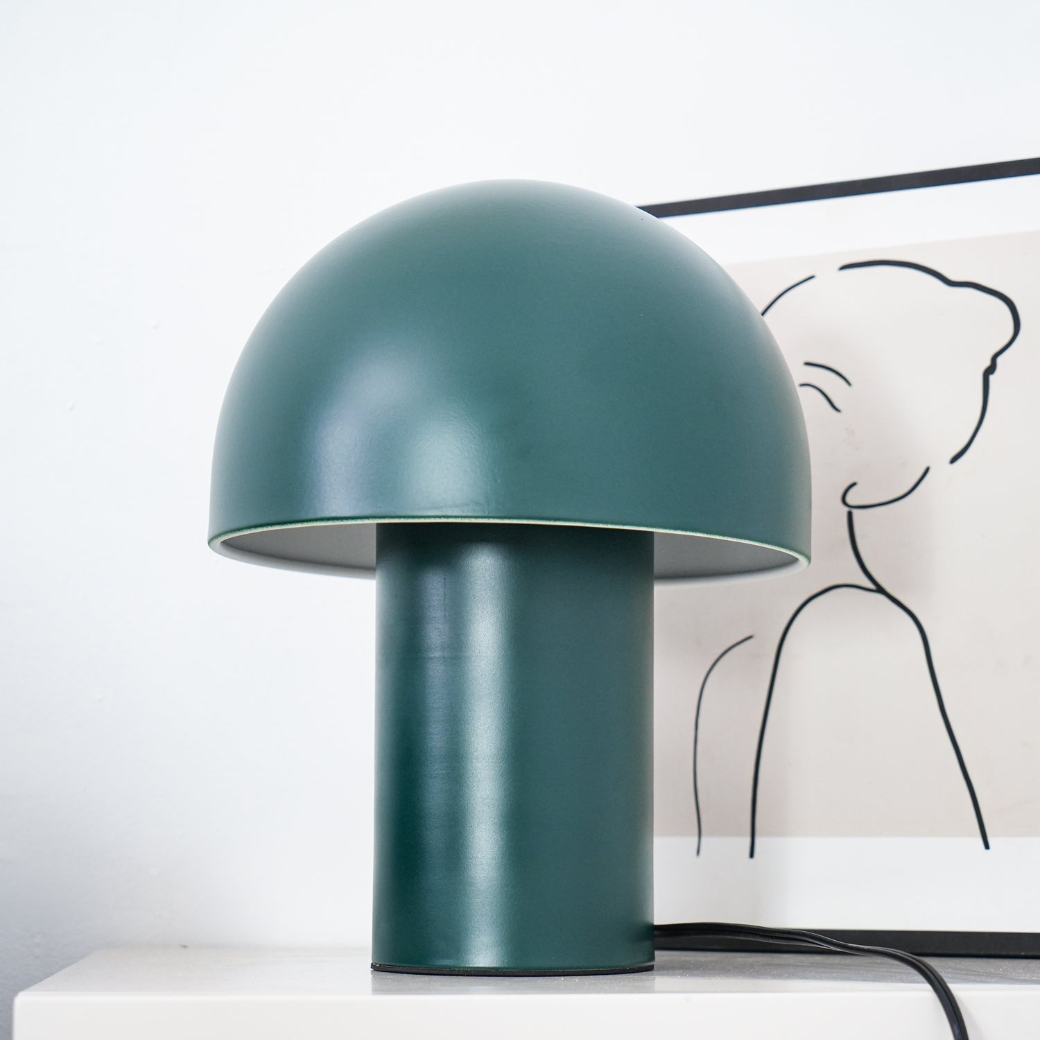Modern Mushroom Umbrella LED Table Lamp for Bedside and Office Desk Decor
