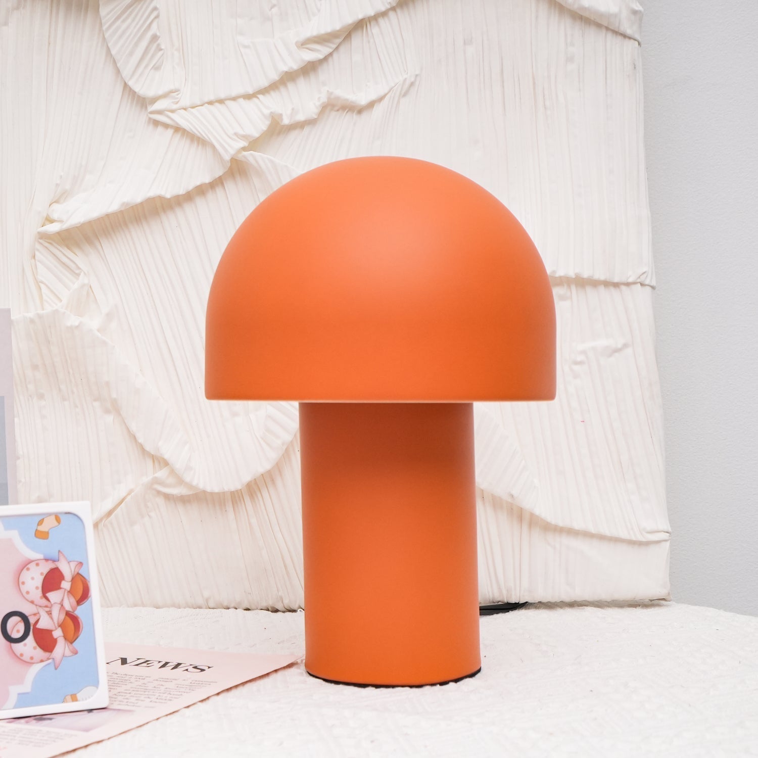 Modern Mushroom Umbrella LED Table Lamp for Bedside and Office Desk Decor