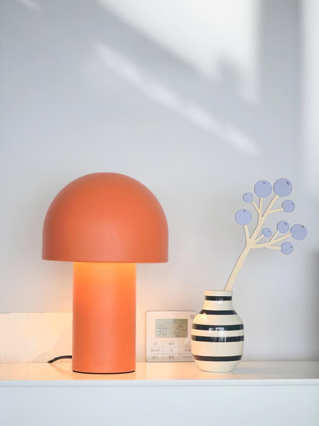 Modern Mushroom Umbrella LED Table Lamp for Bedside and Office Desk Decor