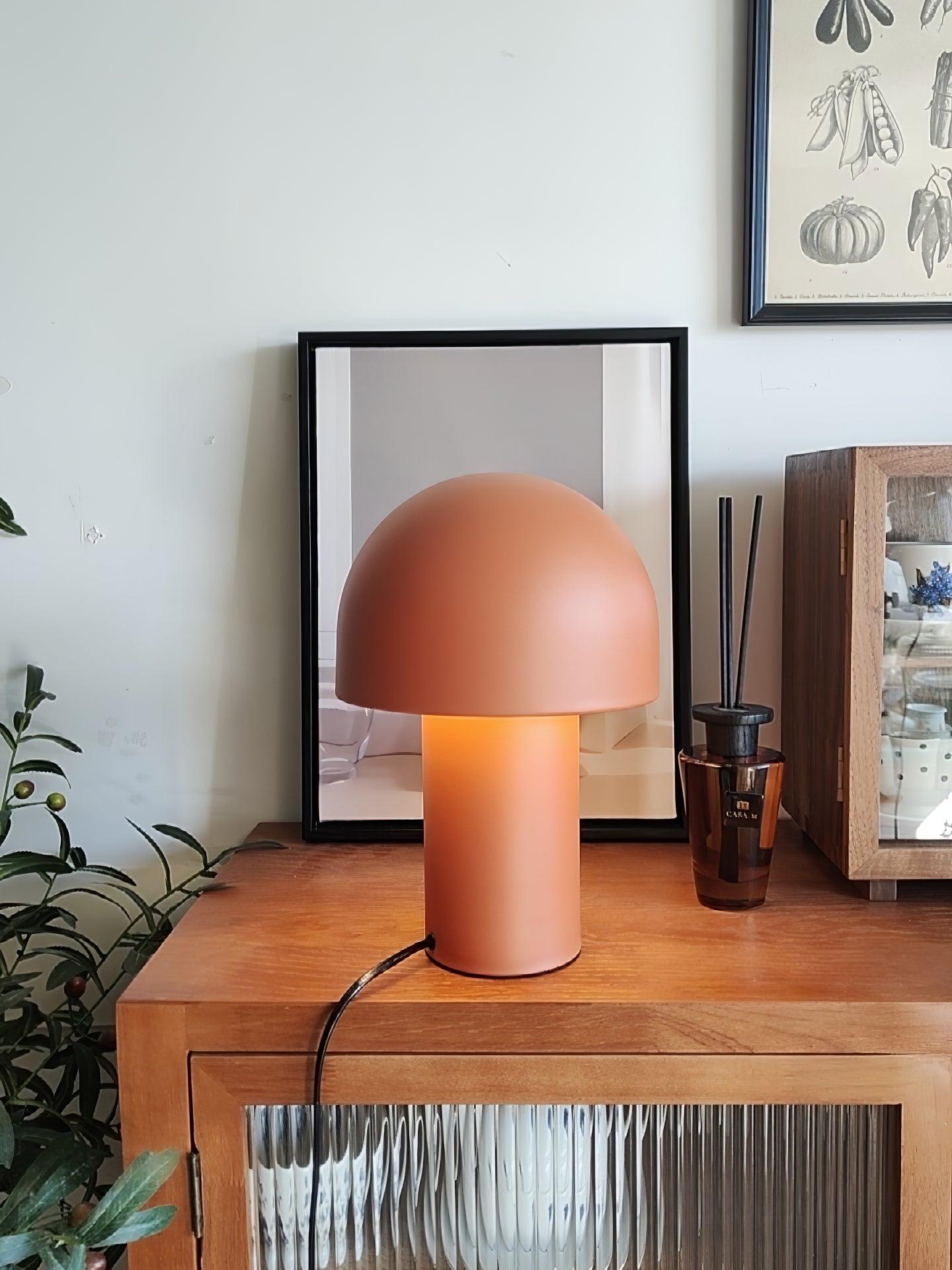 Modern Mushroom Umbrella LED Table Lamp for Bedside and Office Desk Decor