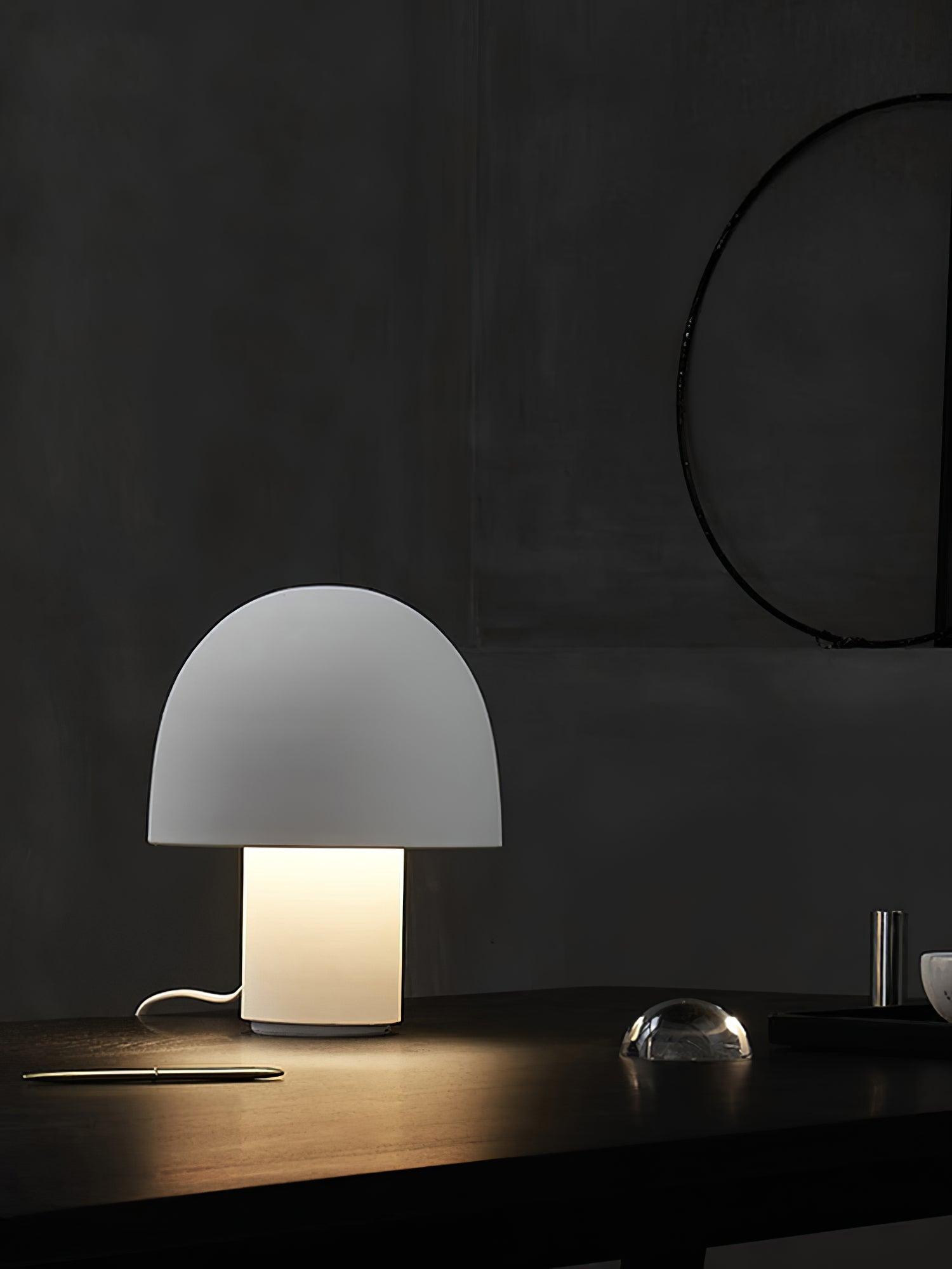 Modern Mushroom Umbrella LED Table Lamp for Bedside and Office Desk Decor