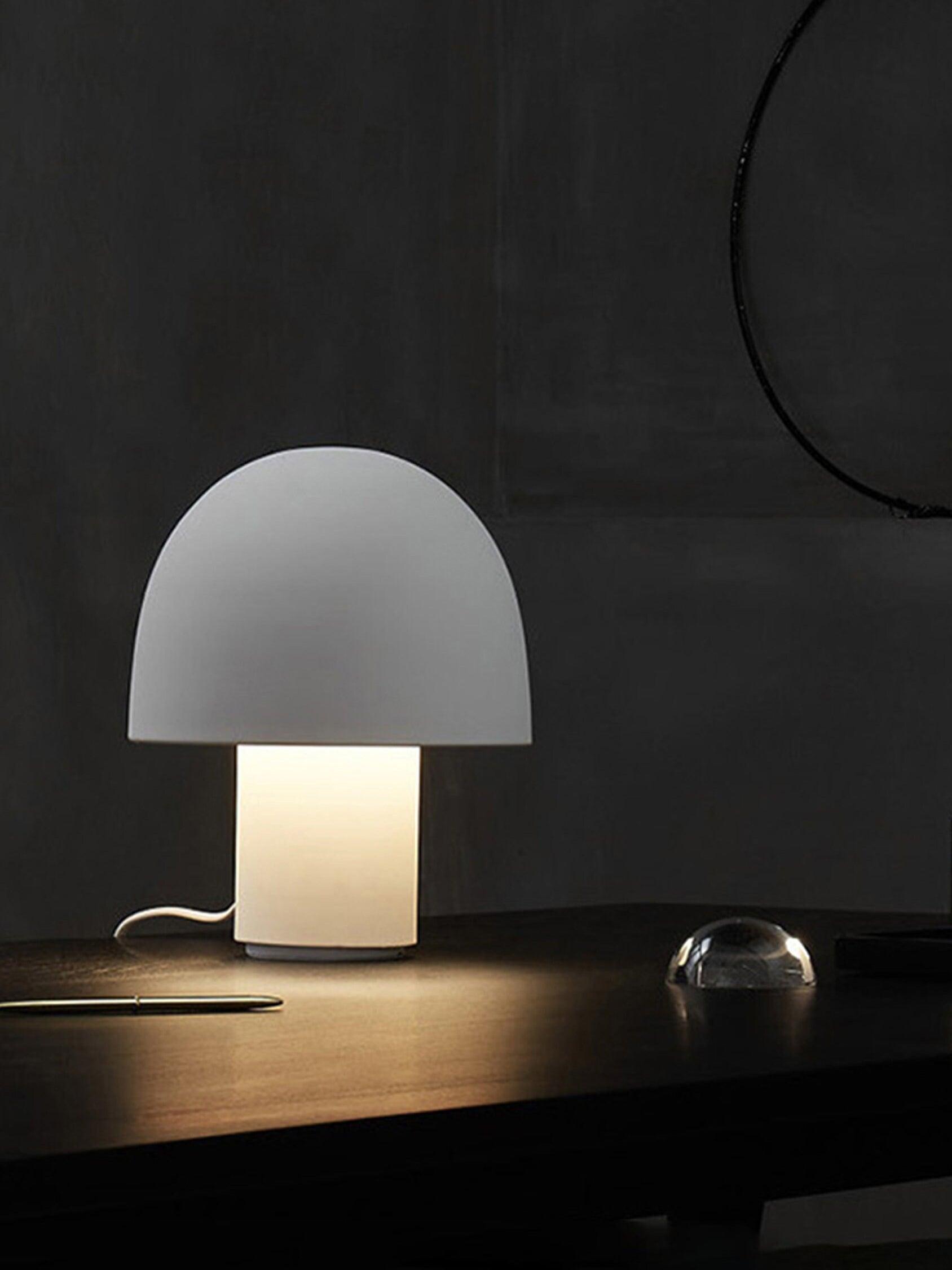 Modern Mushroom Umbrella LED Table Lamp for Bedside and Office Desk Decor