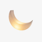 Large Moon Shaped Artistic Standing Floor Lamp for Serene Home Ambiance