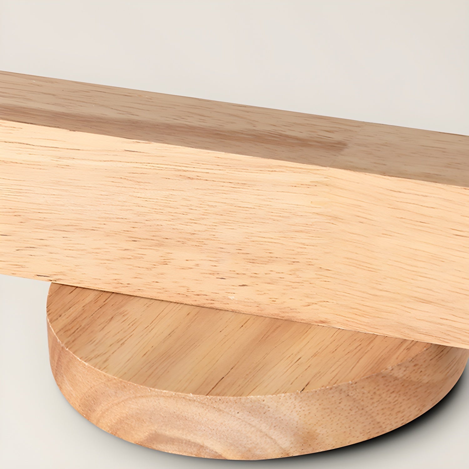 Modern Adjustable Natural Wood Beam Ceiling Spotlight LED Track Lighting