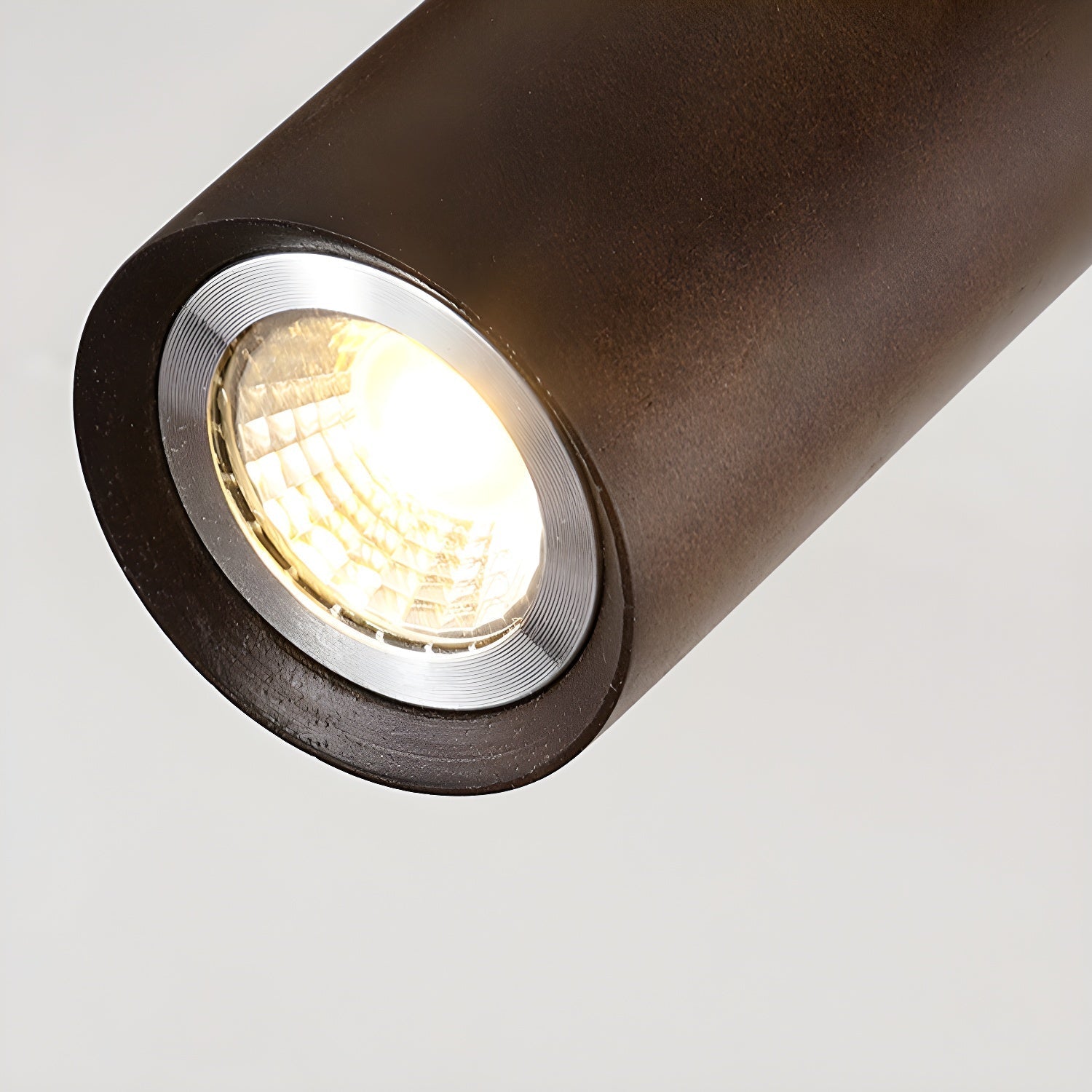Modern Adjustable Natural Wood Beam Ceiling Spotlight LED Track Lighting