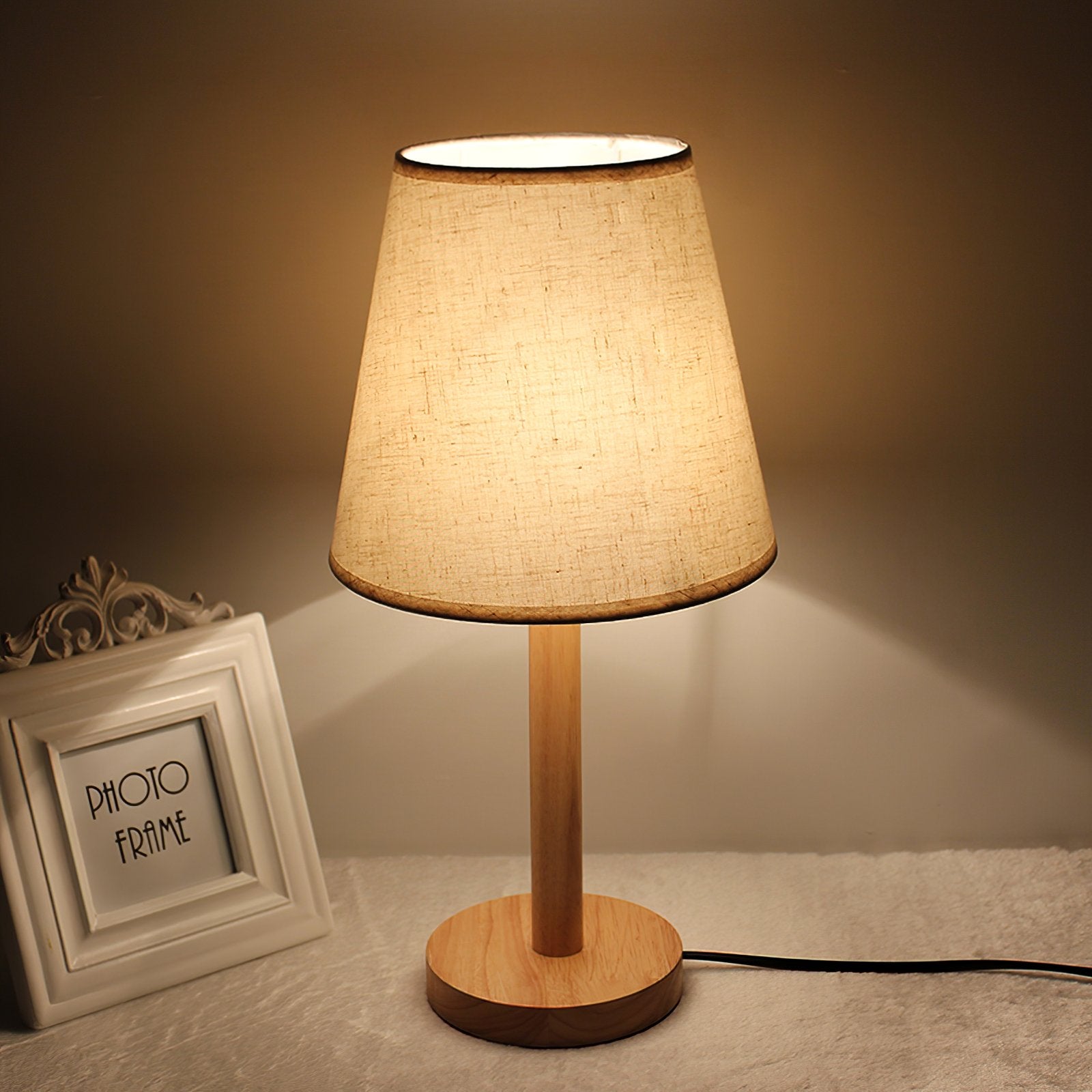 minimalist-nordic-wooden-bedside-lamp-with-white-fabric-drum-shade-for-modern-home
