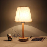 minimalist-nordic-wooden-bedside-lamp-with-white-fabric-drum-shade-for-modern-home