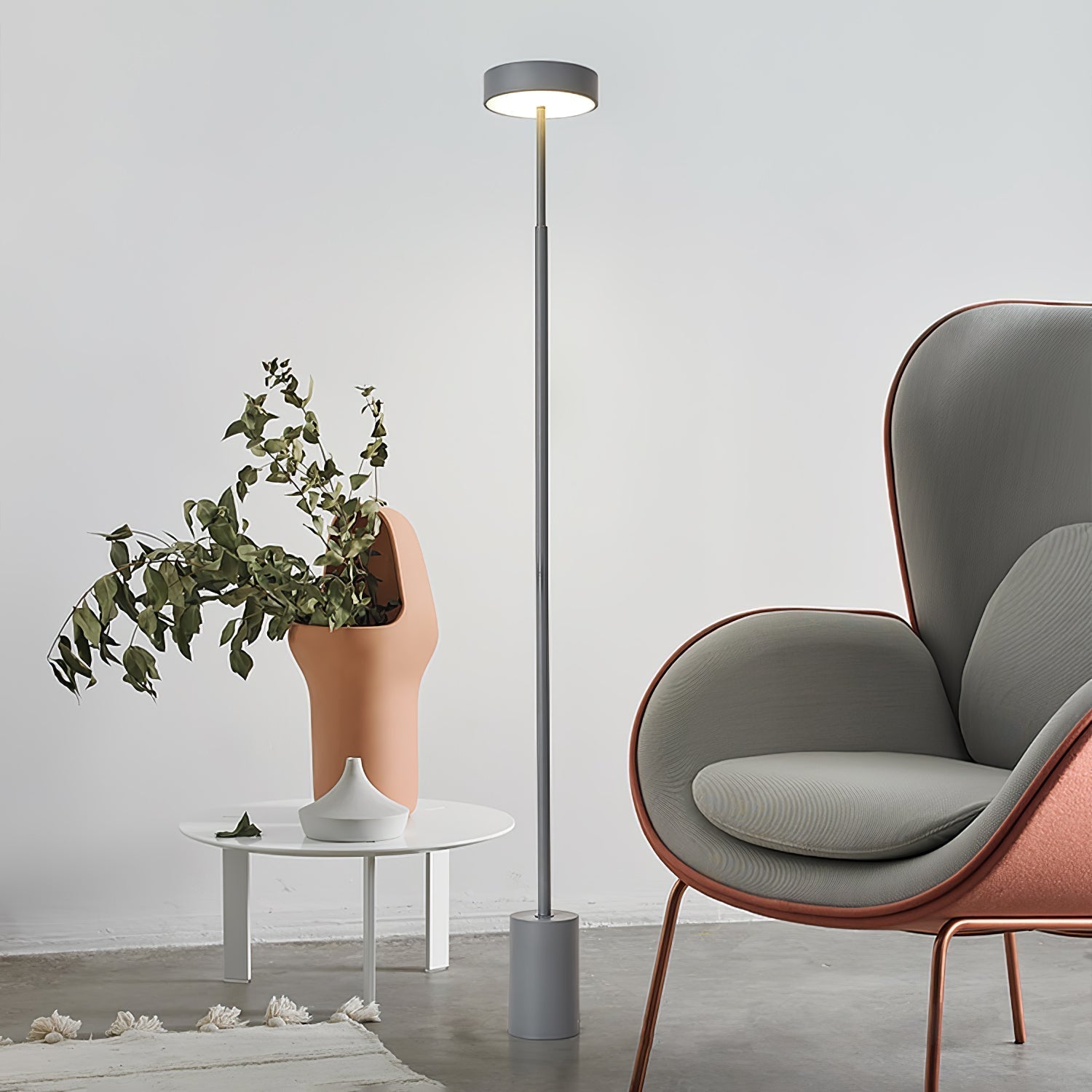 Naya Modern Rotatable LED Floor Lamp Minimalist Accent Standing Light for Reading