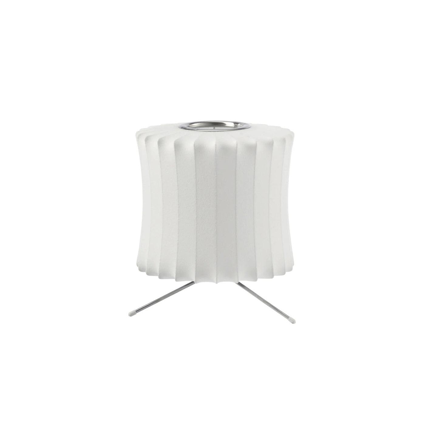 Modern Tripod Accent Table Lamp with White Polymer Bubble Shade for Elegant Interior Lighting