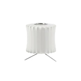 Modern Tripod Accent Table Lamp with White Polymer Bubble Shade for Elegant Interior Lighting